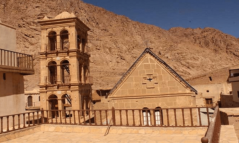 Saint Catherine Monastery from Taba