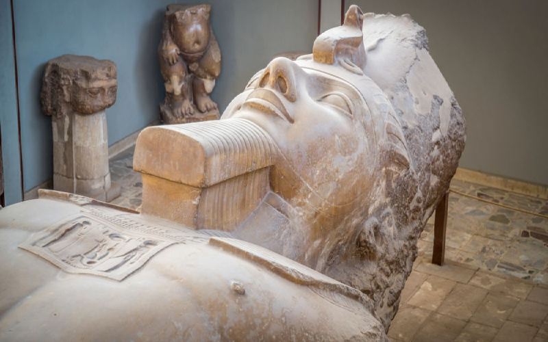 Saqqara step pyramid and Memphis