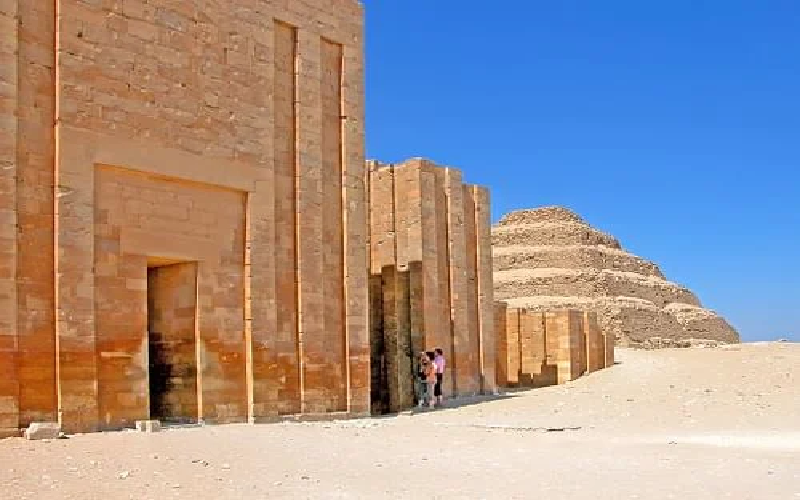 Saqqara step pyramid and Memphis
