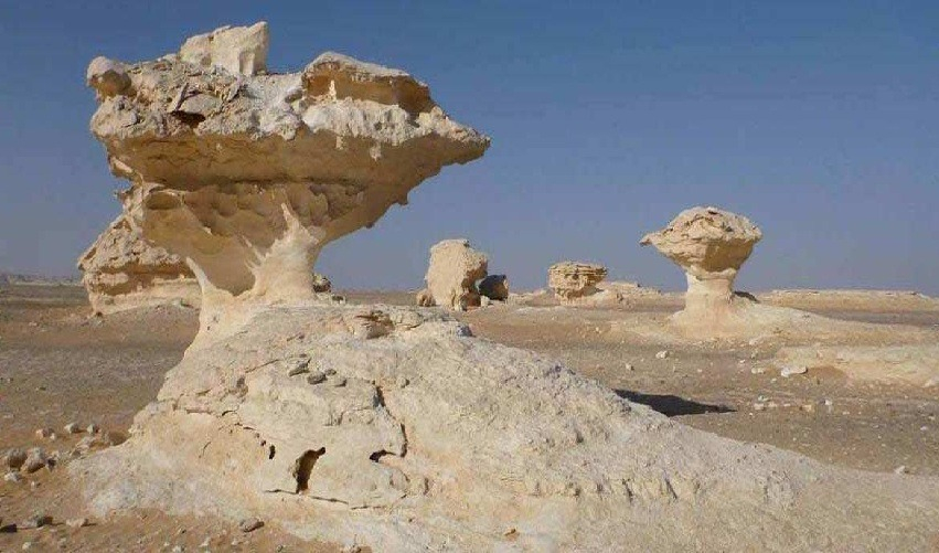 Formas del Desierto Blanco El Desierto Blanco de Egipto