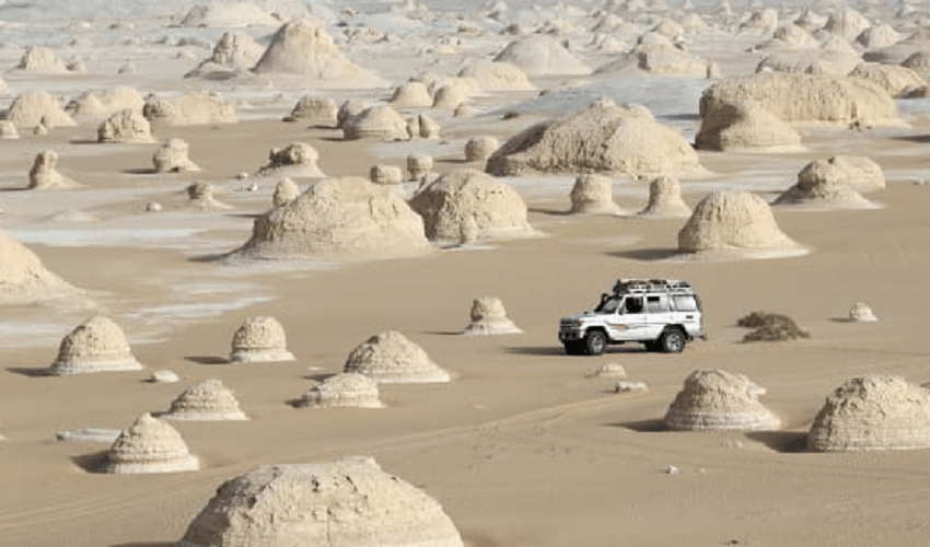 The White Desert Of Egypt